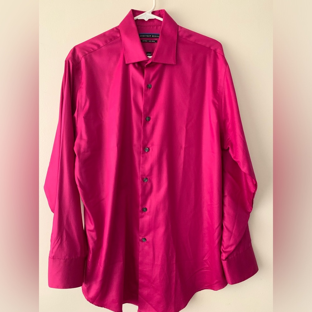 Geoffrey beene pink dress shirt